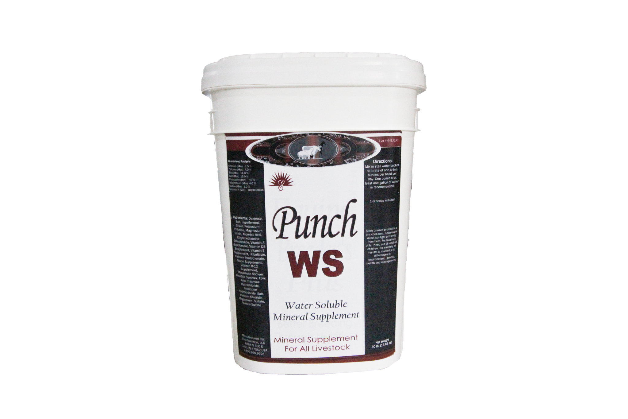 PUNCHws - Livestock Mineral & Electrolytes Blended to Encourage Hydration